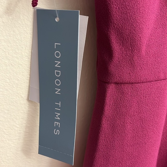 London Times,  Flounce Midi Twist,  Women's Dress, size 6 - Picture 8 of 8